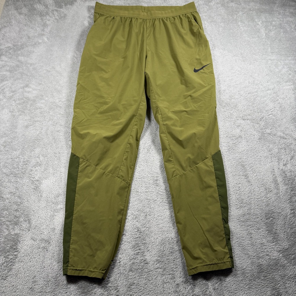 Nike Dynamic Fit Flex Vent MX Pant Mens Large Olive Green Dri-FIT Running DM5948